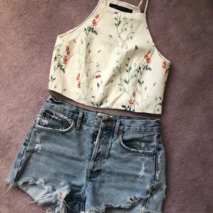 Zara women floral top